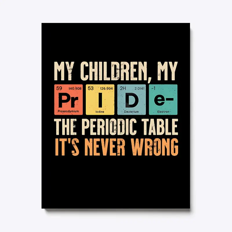 "My Children, My Pride - Periodic Table"