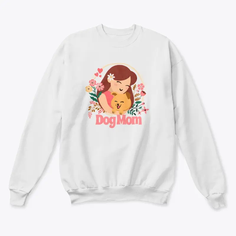  "Dog Mom" t-shirt design