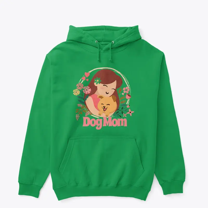  "Dog Mom" t-shirt design